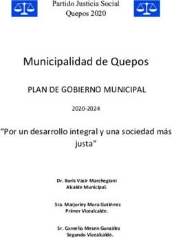 Municipalidad de Quepos - PLAN DE GOBIERNO MUNICIPAL