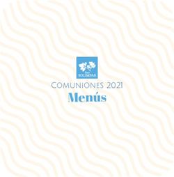 Men&uacute;s Comuniones 2021 - Finca Solimpar