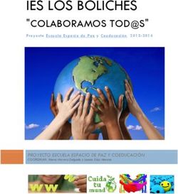 IES LOS BOLICHES "COLABORAMOS TOD@S" Proyecto Escuela Espacio de P az y Coeducación 2013-2014