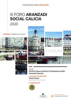 III FORO ARANZADI SOCIAL GALICIA - 2020 A CORUÑA - Thomson Reuters