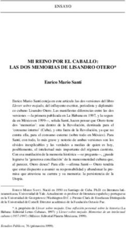 MI REINO POR EL CABALLO: LAS DOS MEMORIAS DE LISANDRO OTERO