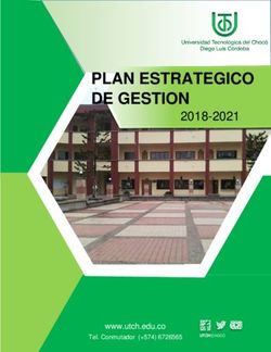 PLAN ESTRATEGICO DE GESTION 2018-2021 - www.utch.edu.co - Universidad ...