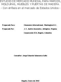 ESTUDIO DE MERCADO MUNDIAL PARA MARCOS, MOLDURAS, MUEBLES Y PUERTAS DE MADERA.