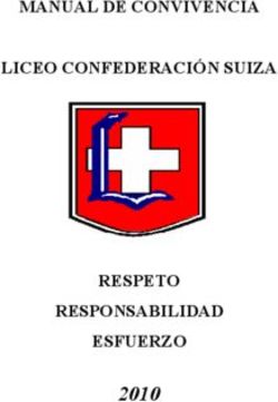 MANUAL DE CONVIVENCIA LICEO CONFEDERACIÓN SUIZA - RESPETO RESPONSABILIDAD ESFUERZO 2010