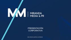 PRESENTACIÓN CORPORATIVA - www.miranda-partners.com/media - Miranda Partners