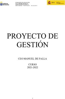PROYECTO DE GESTI&Oacute;N CEO MANUEL DE FALLA CURSO 2021-2022 - Gobierno de Canarias