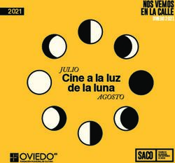 De la luna JULIO Cine a la luz 2021 - Semana Saco