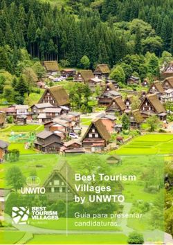 Best Tourism Villages By UNWTO - Guía Para Presentar Candidaturas ...