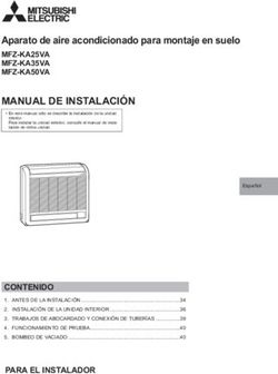 MANUAL DE INSTALACIÓN - Aparato de aire acondicionado para montaje en suelo