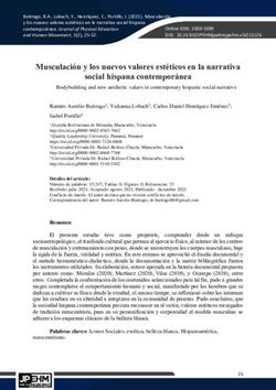 Musculaci&oacute;n y los nuevos valores est&eacute;ticos en la narrativa social hispana contempor&aacute;nea