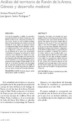 An&aacute;lisis del territorio de Ran&oacute;n de la Arena. G&eacute;nesis y desarrollo medieval