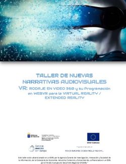 TALLER DE NUEVAS NARRATIVAS AUDIOVISUALES - Festivalito La Palma
