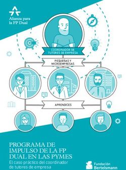 PROGRAMA DE IMPULSO DE LA FP DUAL EN LAS PYMES - El caso práctico del coordinador de tutores de empresa