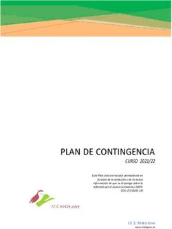 PLAN DE CONTINGENCIA CURSO 2021/22 - I.E.S. Mata Jove - IES Mata Jove