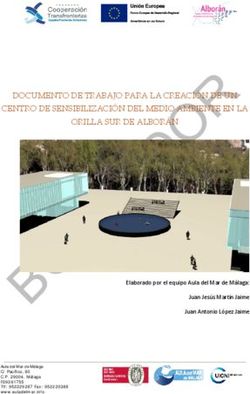 DOCUMENTO DE TRABAJO PARA LA CREACI&Oacute;N DE UN CENTRO DE SENSIBILIZACI&Oacute;N DEL MEDIO AMBIENTE EN LA ORILLA SUR DE ALBOR&Aacute;N