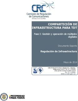 COMPARTICIÓN DE INFRAESTRUCTURA PARA TDT