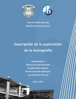 Descripci&oacute;n de la supervisi&oacute;n de la monograf&iacute;a - Liceo de Santo Domingo Bachillerato Internacional - Responsables: Patricia Carvajal Alvarado ...