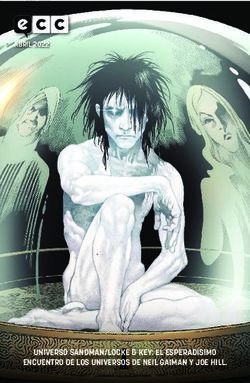 ABRIL 2022 - UNIVERSO SANDMAN/LOCKE & KEY: EL ESPERADÍSIMO ENCUENTRO DE LOS UNIVERSOS DE NEIL GAIMAN Y JOE HILL.
