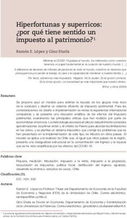 Hiperfortunas y superricos: por qué tiene sentido un impuesto al patrimonio?