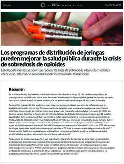 Los programas de distribuci&oacute;n de jeringas pueden mejorar la salud p&uacute;blica durante la crisis de sobredosis de opioides
