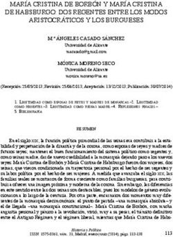MARÍA CRISTINA DE BORBÓN Y MARÍA CRISTINA DE HABSBURGO: DOS REGENTES ENTRE LOS MODOS ARISTOCRÁTICOS Y LOS BURGUESES