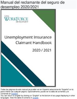 Manual del reclamante del seguro de desempleo 2020/2021