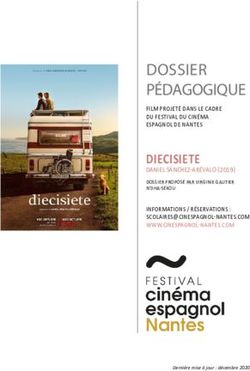 Dossier péDagogique - Festival du Cinéma Espagnol