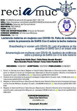 Lactancia materna en mujeres con COVID-19. Falta de evidencia sobre la presencia de SARS Cov-2 sobre la leche materna - RECIAMUC