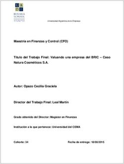 Maestría en Finanzas y Control (CFO) Título del Trabajo Final: Valuando una empresa del BRIC - Caso Natura Cosméticos S.A. Autor: Opazo Cecilia ...