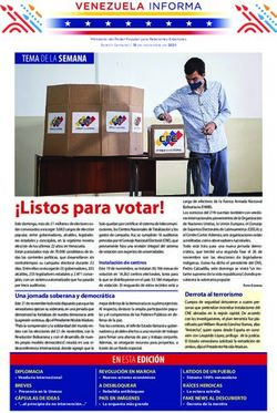 Listos para votar! - TEMA DE LA SEMANA - MPPRE