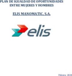 ELIS MANOMATIC, S.A. PLAN DE IGUALDAD DE OPORTUNIDADES ENTRE MUJERES Y HOMBRES - Febrero 2020