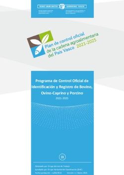 IX - Programa de Control Oficial de Identificación y Registro de Bovino, Ovino-Caprino y Porcino