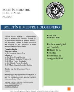BOLETÍN BIMESTRE HOLGUINERO - BOLETÍN BIMESTRE HOLGUINERO - SEAPCUBA