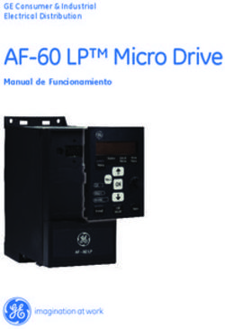 AF-60 LP Micro Drive Manual de Funcionamiento
