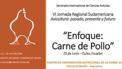 "Enfoque: Carne de Pollo" - VI Jornada Regional Sudamericana Avicultura: pasado, presente y futuro - ILP-ALA