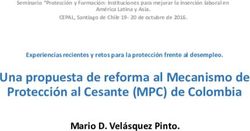 Una propuesta de reforma al Mecanismo de Protección al Cesante (MPC) de Colombia - CEPAL