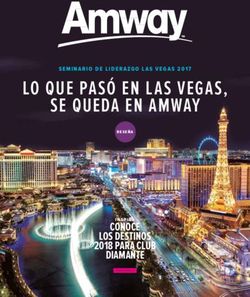 LO QUE PAS&Oacute; EN LAS VEGAS, SE QUEDA EN AMWAY - CONOCE LOS DESTINOS 2018 PARA CLUB DIAMANTE