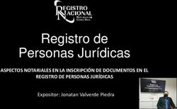 Registro de Personas Jur&iacute;dicas - ASPECTOS NOTARIALES EN LA INSCRIPCI&Oacute;N DE DOCUMENTOS EN EL REGISTRO DE PERSONAS JUR&Iacute;DICAS