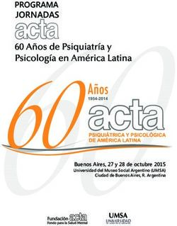 PROGRAMA JORNADAS - Buenos Aires, 27 y 28 de octubre 2015 Universidad del Museo Social Argentino (UMSA) Ciudad de Buenos Aires, R. Argentina ...
