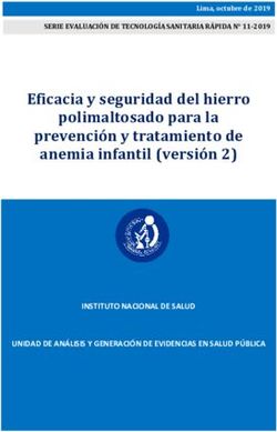 Eficacia y seguridad del hierro polimaltosado para la prevenci&oacute;n y tratamiento de anemia infantil (versi&oacute;n 2) - BVS