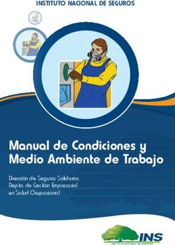 Manual de Condiciones y Medio Ambiente de Trabajo - INSTITUTO NACIONAL DE SEGUROS