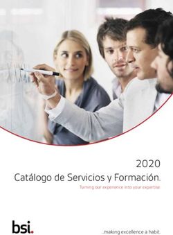 2020 Catálogo de Servicios y Formación .making excellence a habit. Turning our experience into your expertise.
