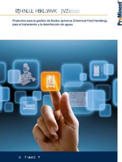 Vista general de productos 2018 - www.prominent.com - Productos para la gestión de fluidos químicos (Chemical Fluid Handling), para el tratamiento ...