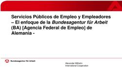 Servicios P&uacute;blicos de Empleo y Empleadores - El enfoque de la Bundesagentur f&uuml;r Arbeit (BA) Agencia Federal de Empleo de Alemania - Alexander ...