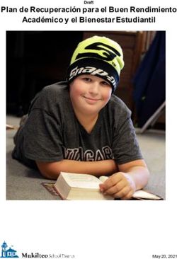 Plan de Recuperaci&oacute;n para el Buen Rendimiento Acad&eacute;mico y el Bienestar Estudiantil - Draft