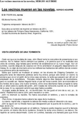 Los vecinos mueren en las novelas, SERGIO AGUIRRE