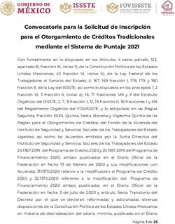 Convocatoria para la Solicitud de Inscripci&oacute;n para el Otorgamiento de Cr&eacute;ditos Tradicionales mediante el Sistema de Puntaje 2021 - gob.mx