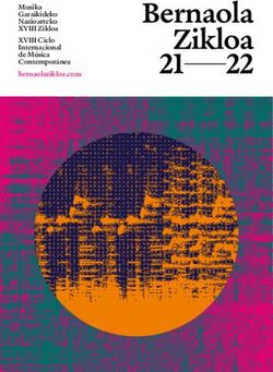 Musika Garaikideko Nazioarteko XVIII Zikloa XVIII Ciclo Internacional de Música Contemporánea bernaolazikloa.com - Notas de prensa