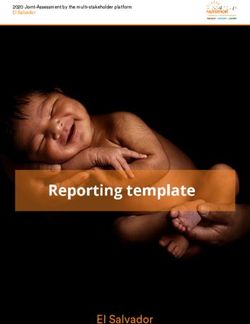 El Salvador - 2020 Joint-Assessment by the multi-stakeholder platform El Salvador - Scaling Up Nutrition