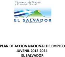 PLAN DE ACCION NACIONAL DE EMPLEO JUVENIL 2012-2024 EL SALVADOR